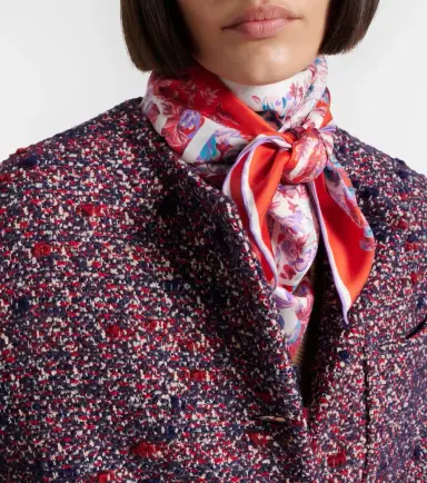 Gucci Printed silk twill scarf | Thumbnail 5