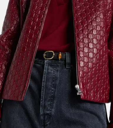 Gucci Leather belt | Thumbnail 4