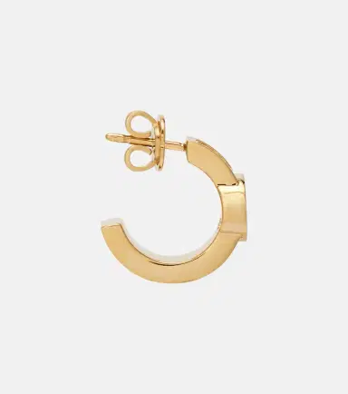Gucci Blondie embellished hoop earrings | Thumbnail 4