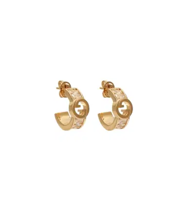 Gucci Blondie embellished hoop earrings | Thumbnail 1
