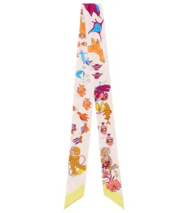 Gucci Printed silk twill scarf | Thumbnail 1