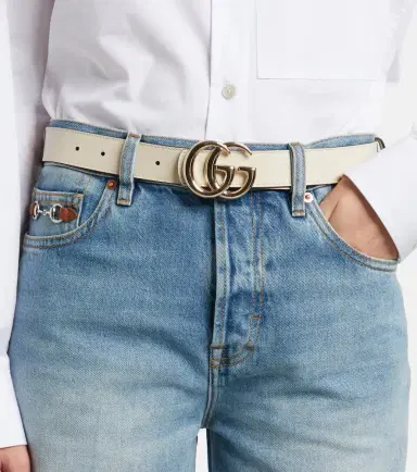 Gucci GG Marmont reversible leather belt | Thumbnail 4