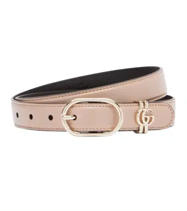Gucci Double G leather belt | Thumbnail 1