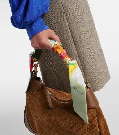 Gucci Flora twill silk scarf | Thumbnail 4