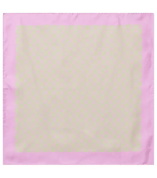 GG silk twill scarf