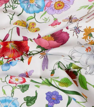 Gucci Flora silk twill scarf | Thumbnail 2