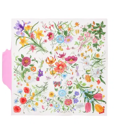 Gucci Flora silk twill scarf | Thumbnail 1