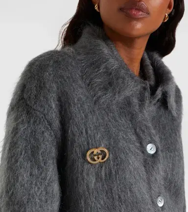 Gucci Interlocking G embellished brooch | Thumbnail 4