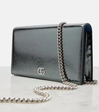 Gucci GG Marmont leather wallet on chain | Thumbnail 3 Gucci GG Marmont leather wallet on chain | Thumbnail 3