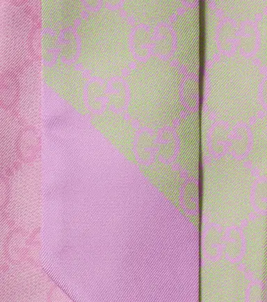 Gucci GG silk twill scarf | Thumbnail 2