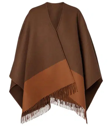Gucci Fringed wool and cashmere poncho | Thumbnail 1