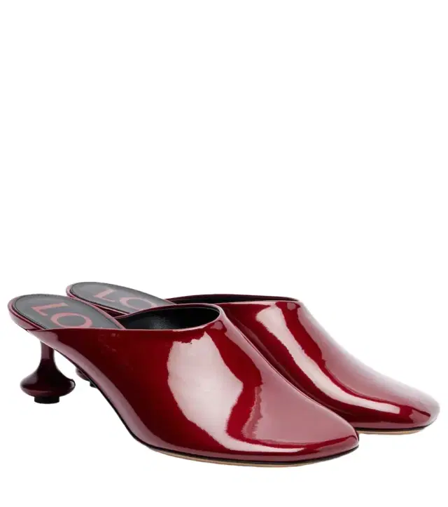 Loewe Toy 45 patent leather mules