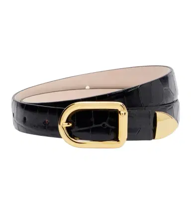 Déhanche Déhanche Mija croc-effect leather belt | Thumbnail 1