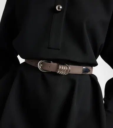Déhanche Déhanche Hollyhock suede belt | Thumbnail 3 Déhanche Déhanche Hollyhock suede belt | Thumbnail 3
