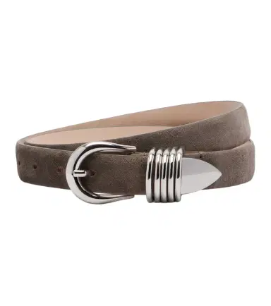 Déhanche Déhanche Hollyhock suede belt | Thumbnail 1 Déhanche Déhanche Hollyhock suede belt | Thumbnail 1