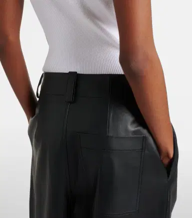Loewe Leather barrel-leg pants | Thumbnail 5 Loewe Leather barrel-leg pants | Thumbnail 5