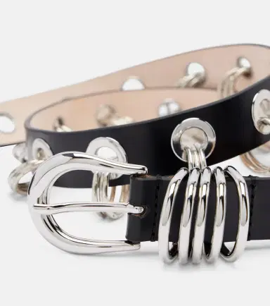 Déhanche Déhanche Revenge ring-detail leather belt | Thumbnail 2