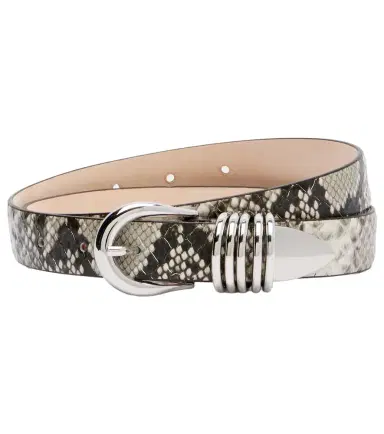 Déhanche Déhanche Hollyhock snake-effect leather belt | Thumbnail 1