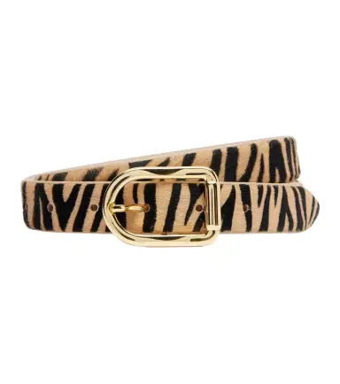 Déhanche Déhanche Mija zebra-print calf hair belt | Thumbnail 1 Déhanche Déhanche Mija zebra-print calf hair belt | Thumbnail 1