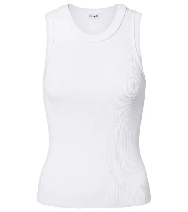 Loewe Anagram ribbed-knit tank top