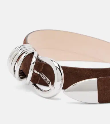 Déhanche Déhanche Hollyhock suede belt | Thumbnail 2 Déhanche Déhanche Hollyhock suede belt | Thumbnail 2