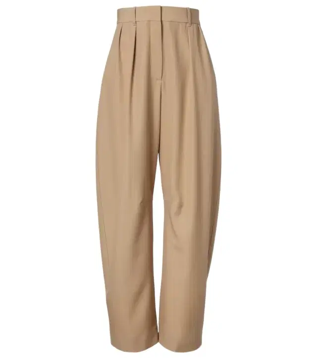 Wool wide-leg pants