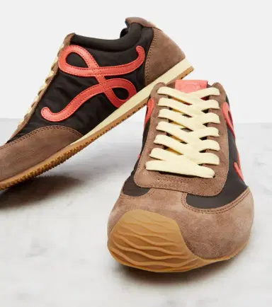 Loewe Ballet Runner 2.0 suede-trimmed sneakers | Thumbnail 3