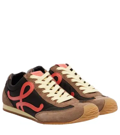 Loewe Ballet Runner 2.0 suede-trimmed sneakers | Thumbnail 1
