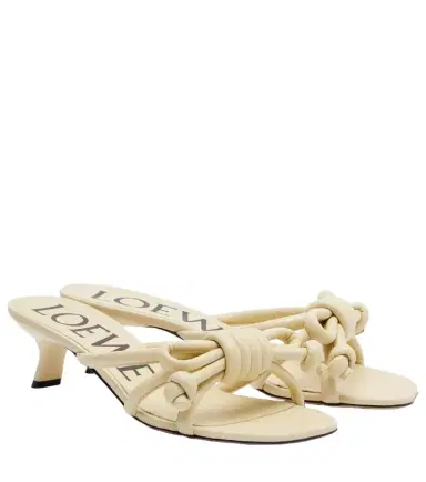 Loewe Flamenco 45 leather mules | Thumbnail 1