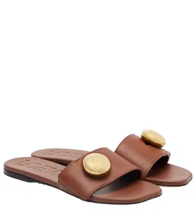 Loewe Pebble leather slides | Thumbnail 1 Loewe Pebble leather slides | Thumbnail 1