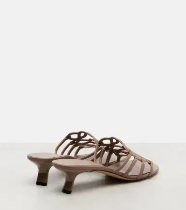 Loewe Petal Anagram embellished suede mules | Thumbnail 2