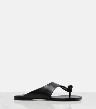 Loewe Toggle leather thong sandals | Thumbnail 2