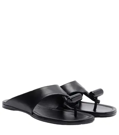 Loewe Toggle leather thong sandals | Thumbnail 1