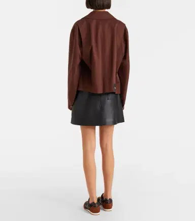 Loewe Pleated leather miniskirt | Thumbnail 6 Loewe Pleated leather miniskirt | Thumbnail 6