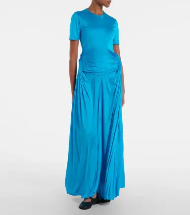 Loewe Cutout draped jersey maxi dress | Thumbnail 3