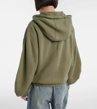 Loewe Flamenco cotton and cashmere zip-up hoodie | Thumbnail 4 Loewe Flamenco cotton and cashmere zip-up hoodie | Thumbnail 4