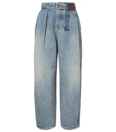 Loewe Pleated wide-leg jeans | Thumbnail 1 Loewe Pleated wide-leg jeans | Thumbnail 1