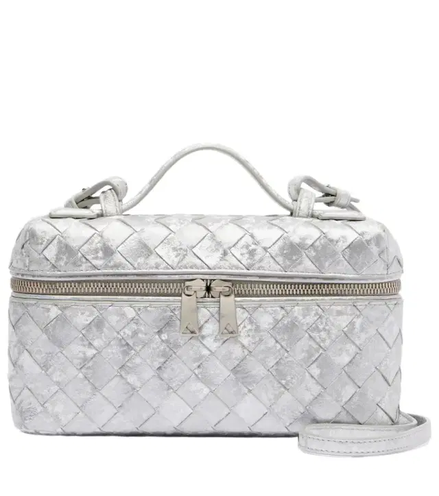 Bottega Veneta Bang Bang metallic leather vanity bag