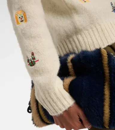 Loewe x Louis Wain embroidered wool sweater | Thumbnail 3 Loewe x Louis Wain embroidered wool sweater | Thumbnail 3