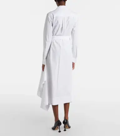 Loewe Draped cotton wrap dress | Thumbnail 2
