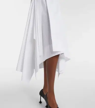 Loewe Draped cotton wrap dress | Thumbnail 7