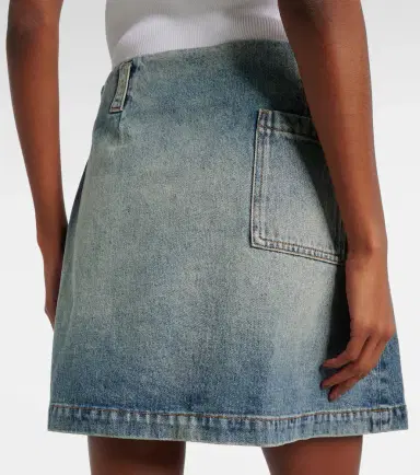 Loewe Pleated denim miniskirt | Thumbnail 5 Loewe Pleated denim miniskirt | Thumbnail 5
