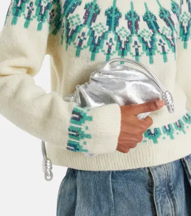 Loewe Fair Isle sequined wool-blend sweater | Thumbnail 5