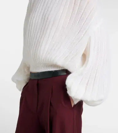 Loewe Mohair and cotton-blend sweater | Thumbnail 4