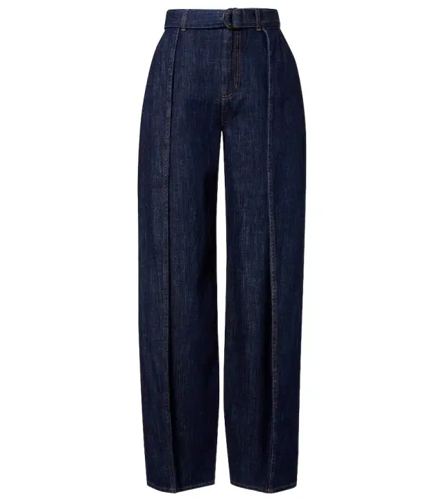 Loewe Belted high-rise wide-leg jeans