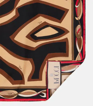 Pucci Labirinto silk twill scarf | Thumbnail 2