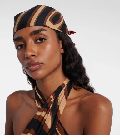 Pucci Labirinto silk twill scarf | Thumbnail 4