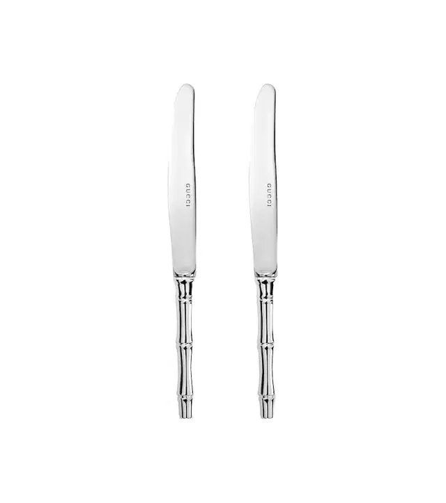Gucci Set of 2 silver-plated knives