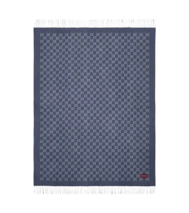 Gucci GG wool and cashmere blanket