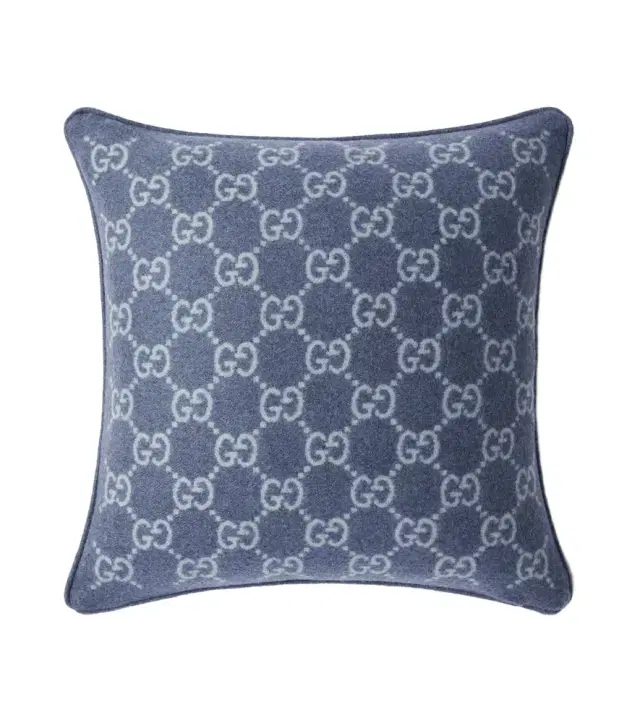 Gucci GG wool and cashmere jacquard cushion